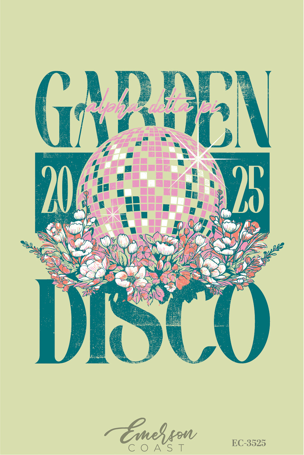 Alpha Delta Pi Garden Disco Formal Tee