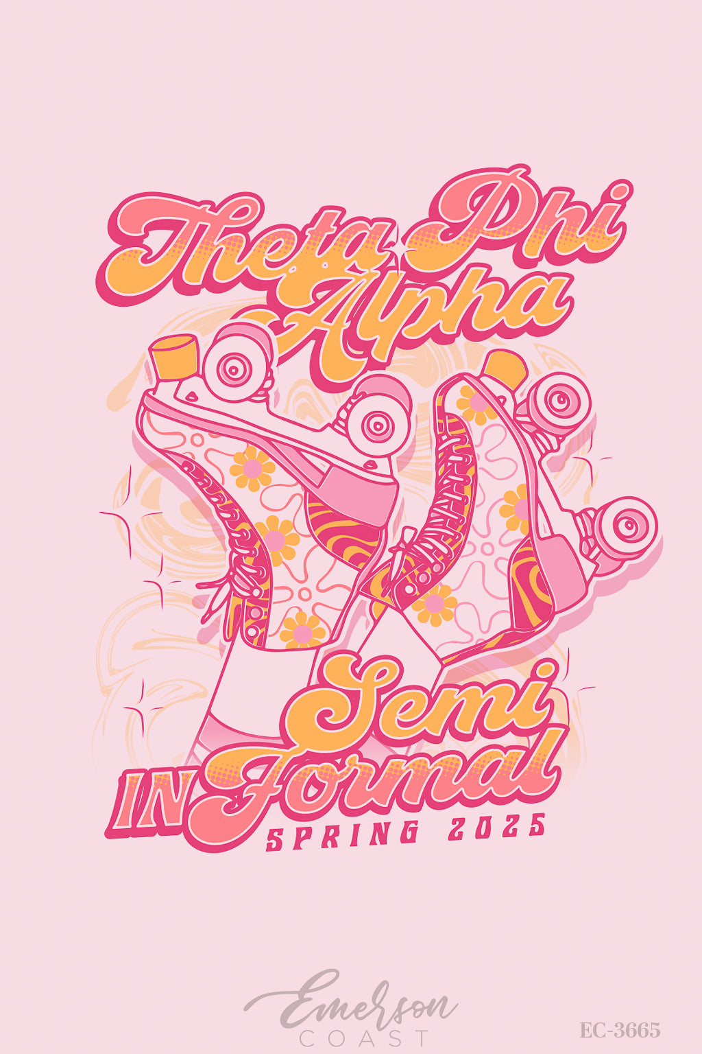 Theta Phi Alpha Disco Fever Semi Informal Tshirt