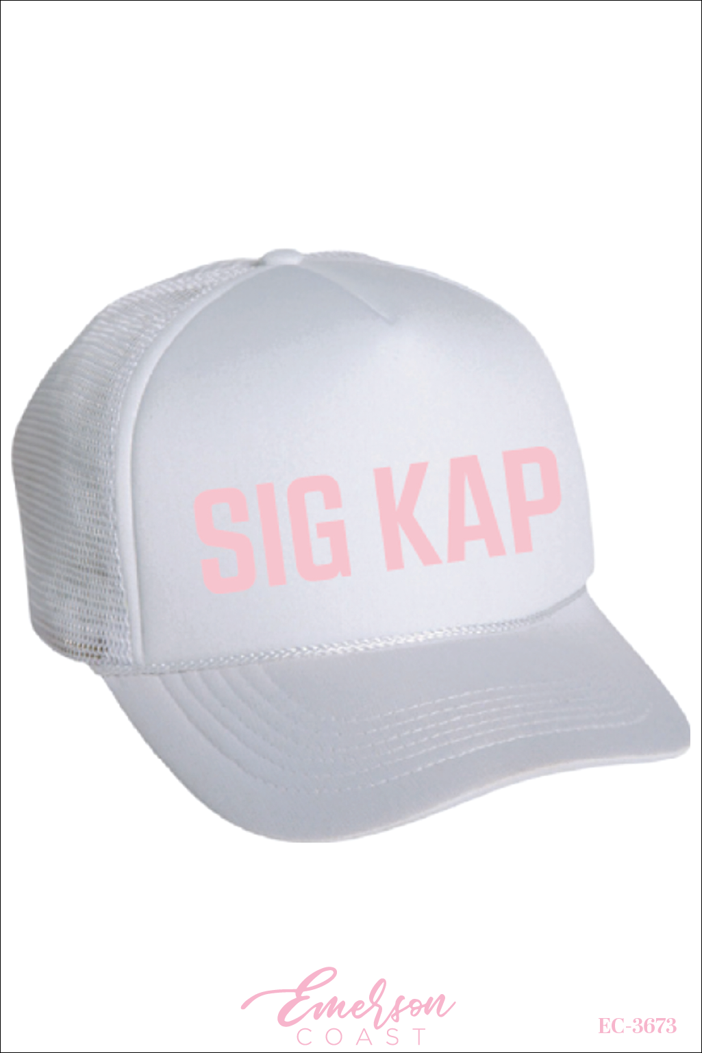 Sigma Kappa White Bid Day Hat