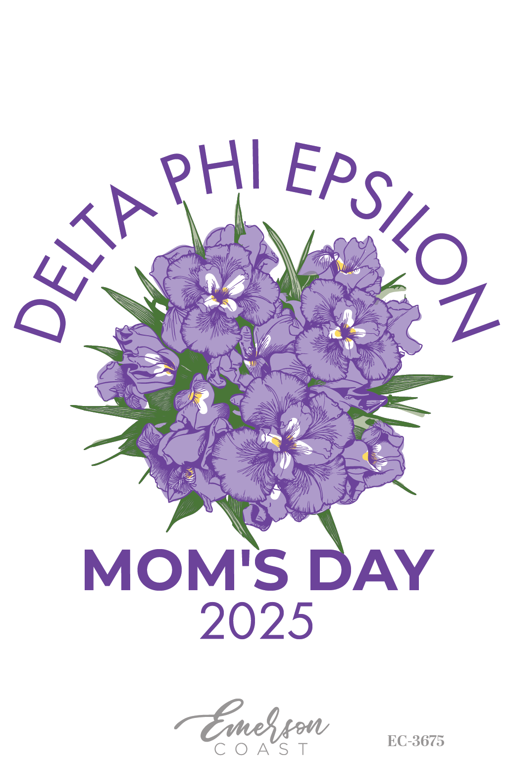 Delta Phi Epsilon Tennessee Tech University Mom's Day Flower Bouquet Tee