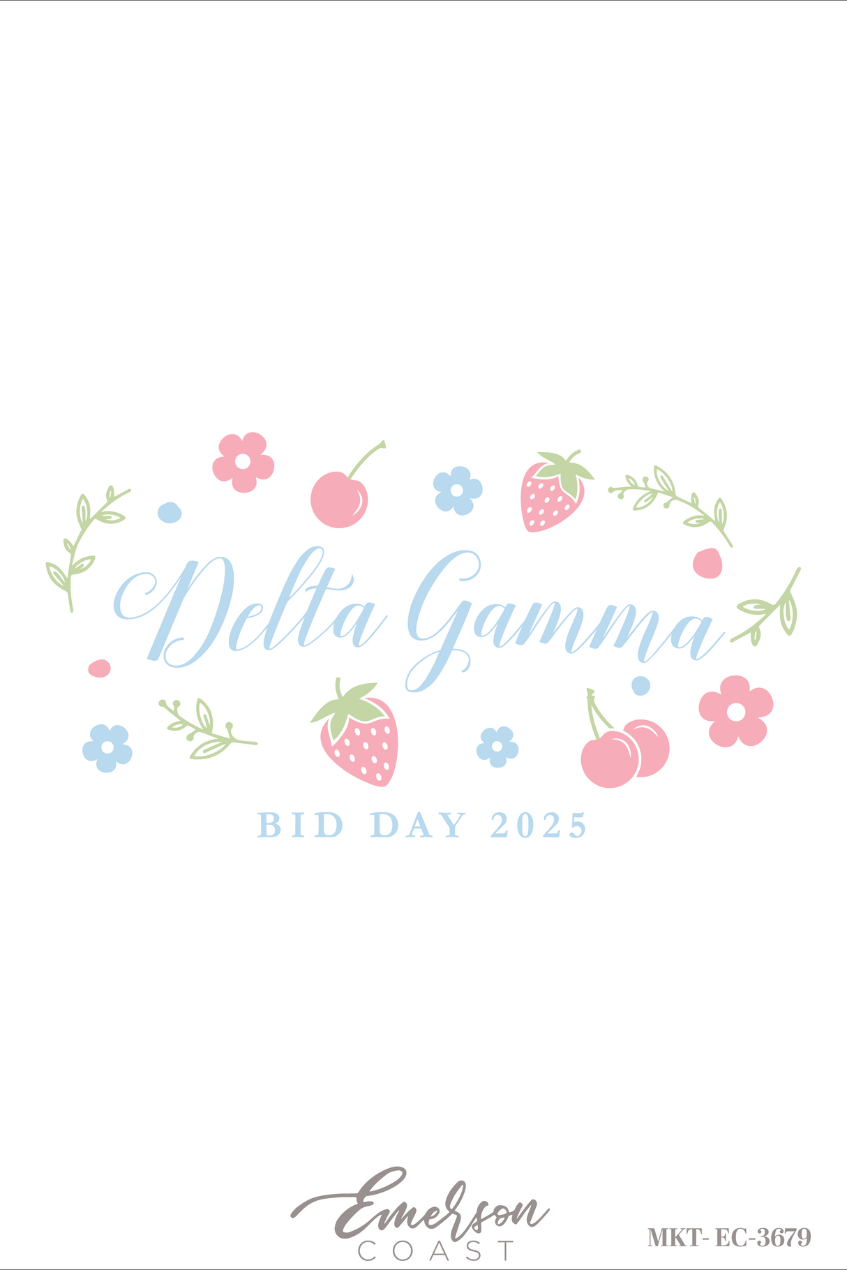 Delta Gamma Fresh Off The Market Bid Day Tee