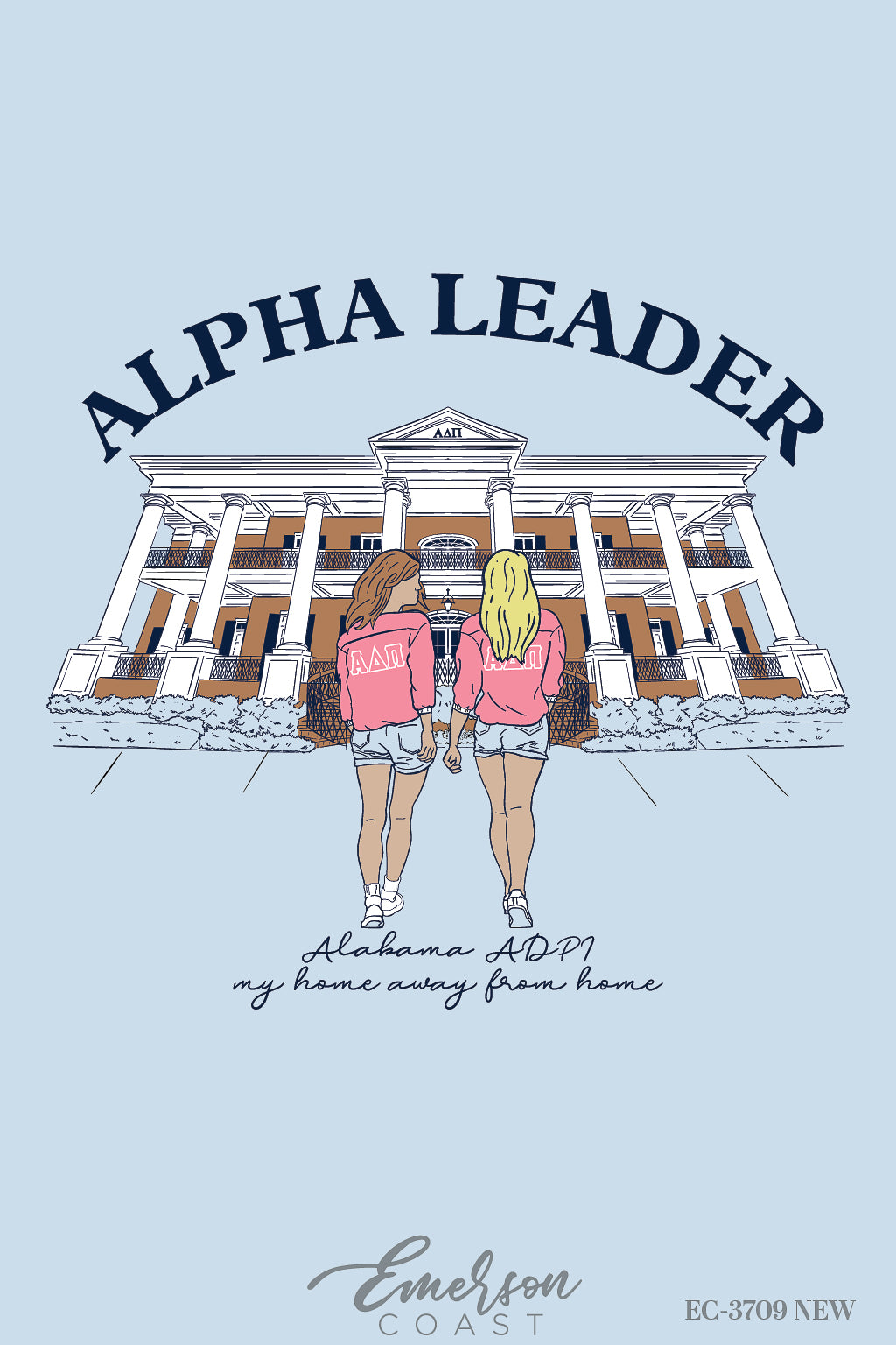 Alpha Delta Pi University of Alabama Alpha Leader Recruitment Tee