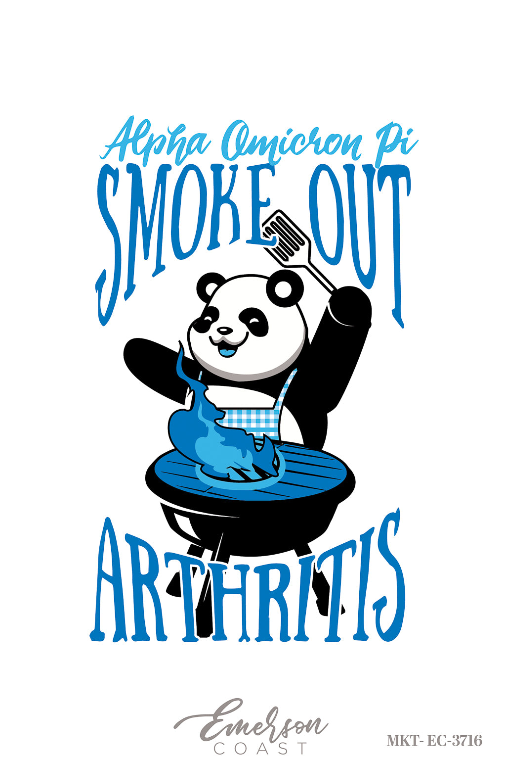 Alpha Omicron Pi Northwestern State University Smoke Out Arthritis Philanthropy Tee