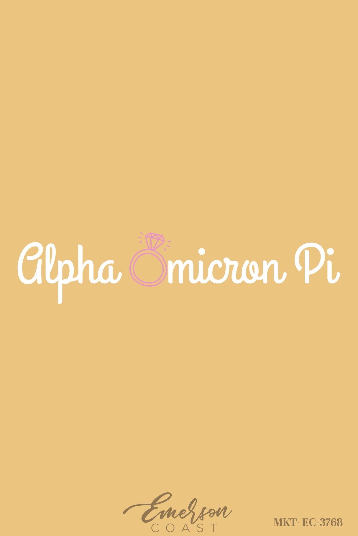 Alpha Omicron Pi She Said Yes! Wedding Bid Day Tee