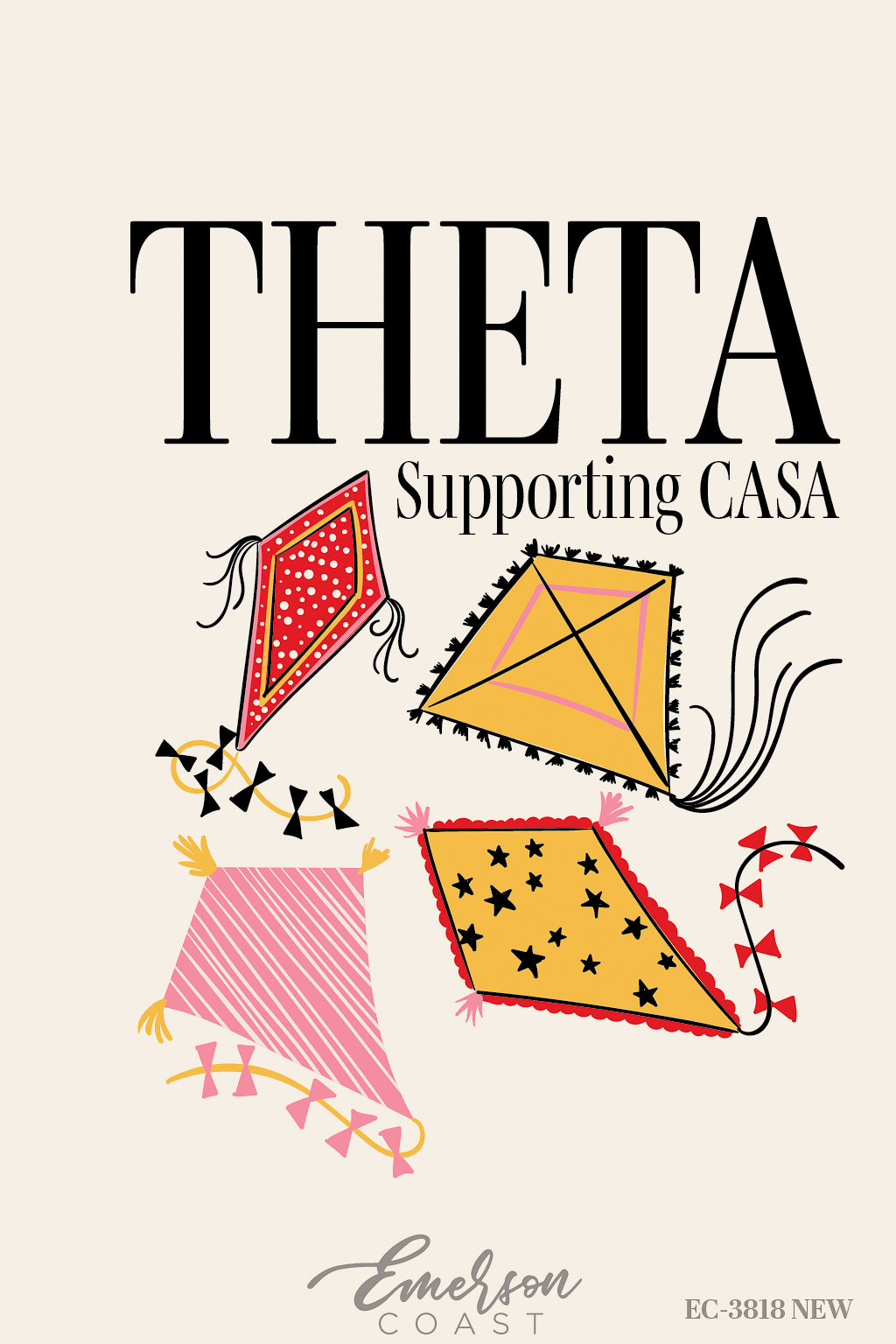 Kappa Alpha Theta Supporting Casa Kite Tshirt