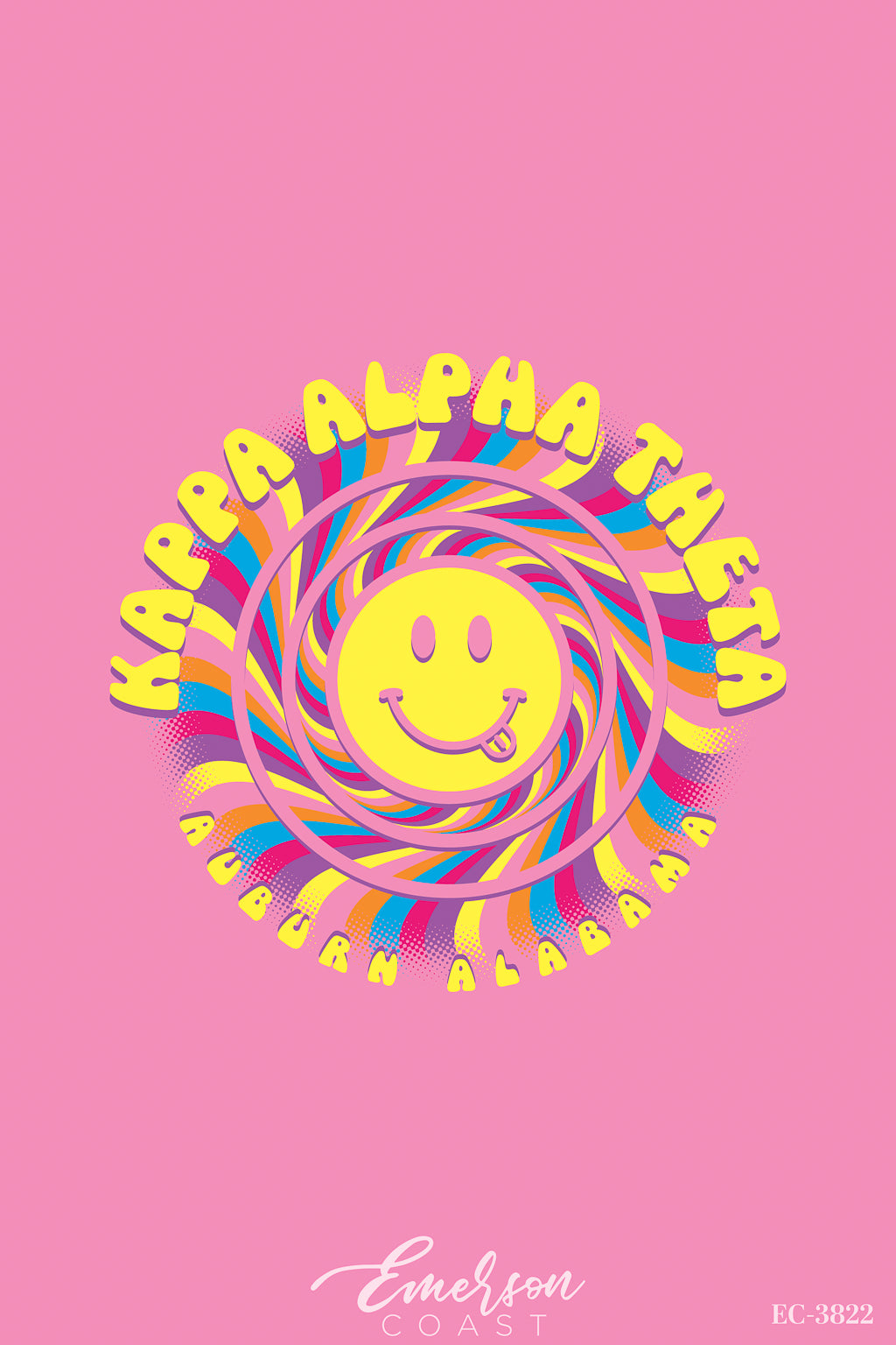 Kappa Alpha Theta Auburn University Smiley Hoodie