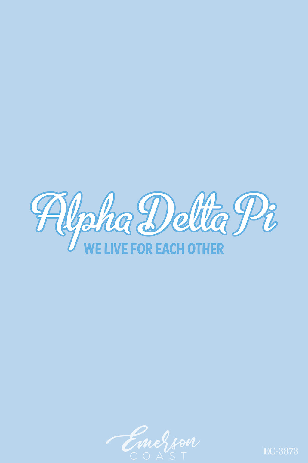 Alpha Delta Pi East Tennessee State University Set T-Shirt