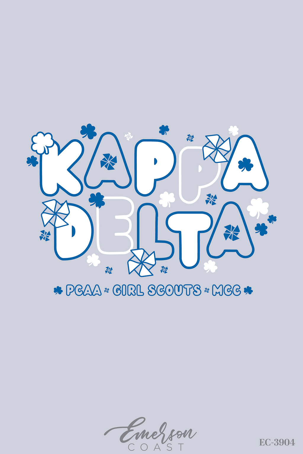 Kappa Delta Light Blue Philanthropy Round Recruitment T-Shirt