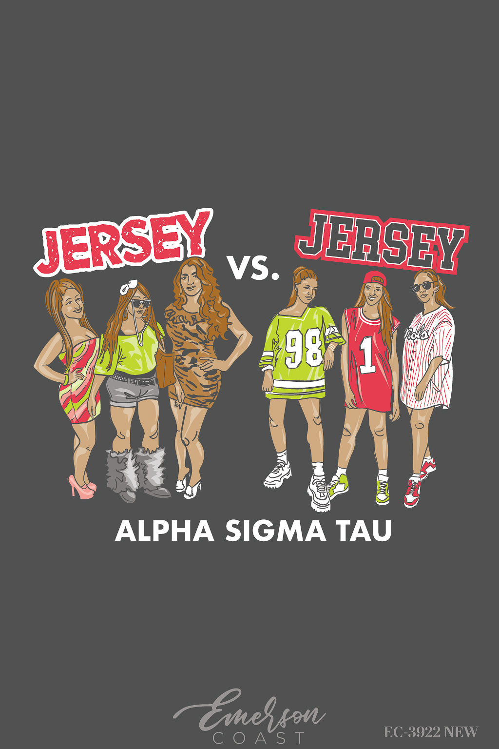 Alpha Sigma Tau Southeastern Louisiana University Date Function T-Shirt