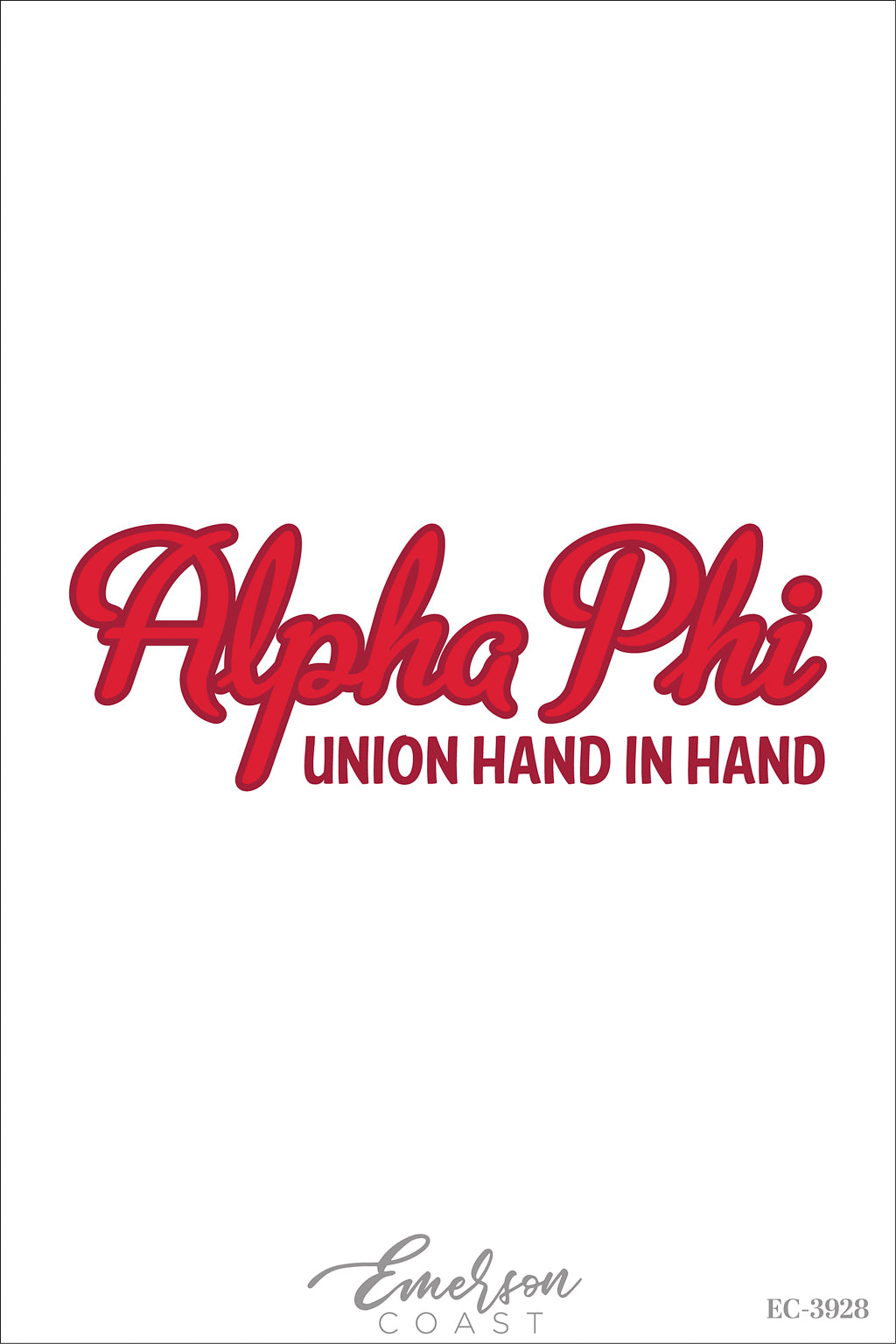 Alpha Phi Union Hand In Hand PR Crewneck