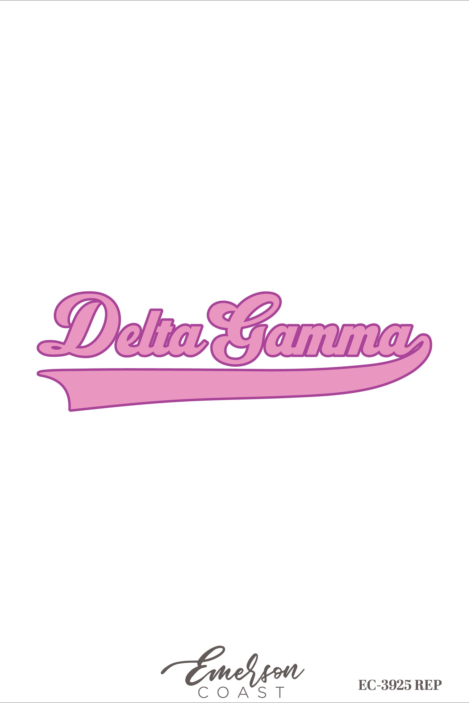 Delta Gamma Baseball Bid Day Jersey