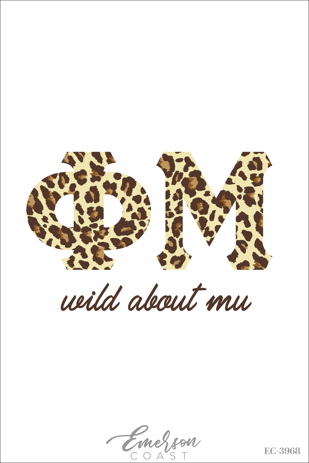 Phi Mu Wild About Mu Bid Day Tank