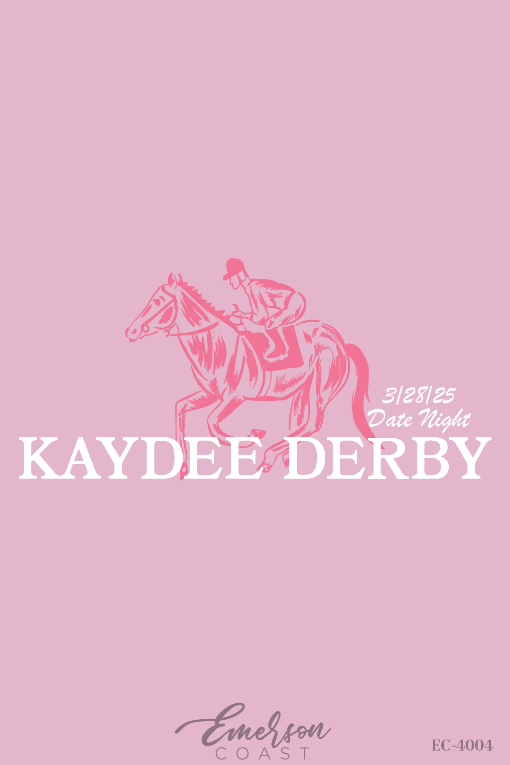 Kappa Delta Georgia College And State University Derby Date Night T-Shirt