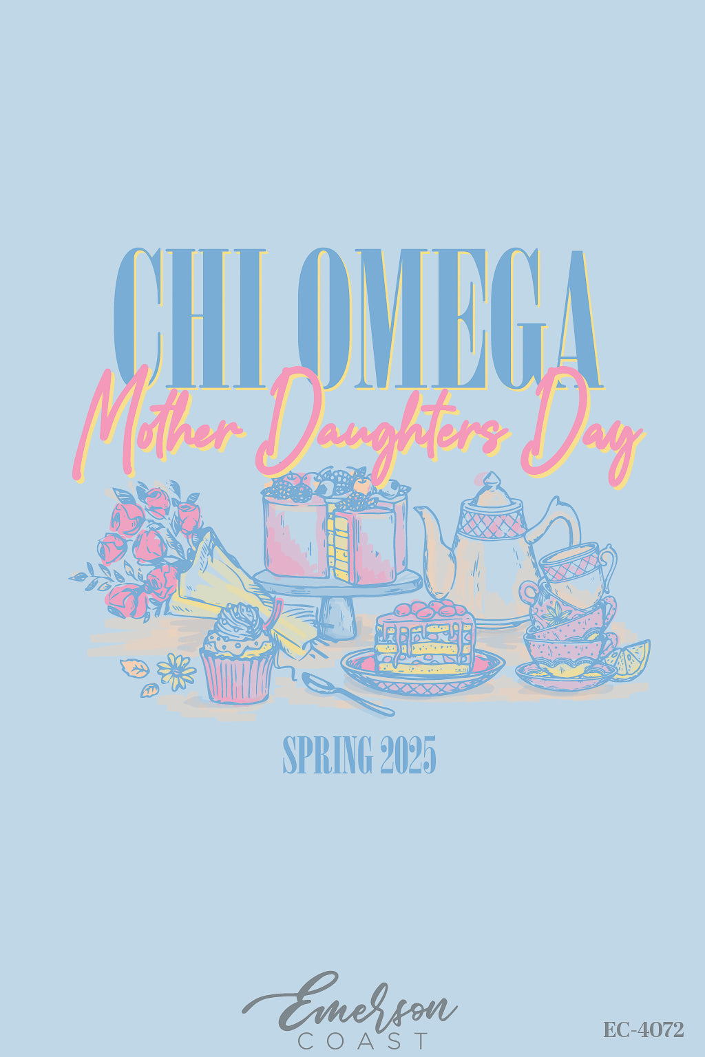 Chi Omega University Of West Georgia Mother Daughters Day T-Shirt