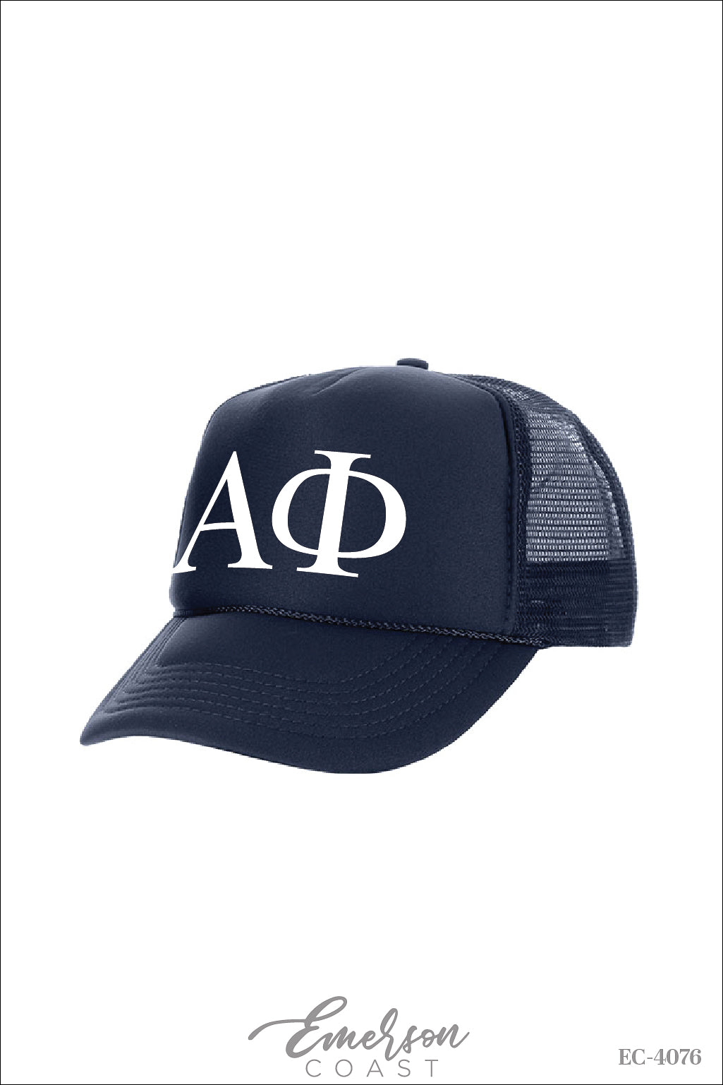 Alpha Phi Navy Bid Day Trucker Hat