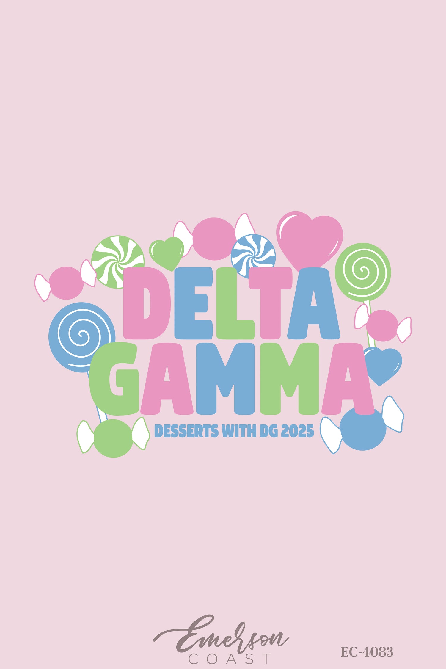 Delta Gamma Deserts With DG Philanthropy T-Shirt