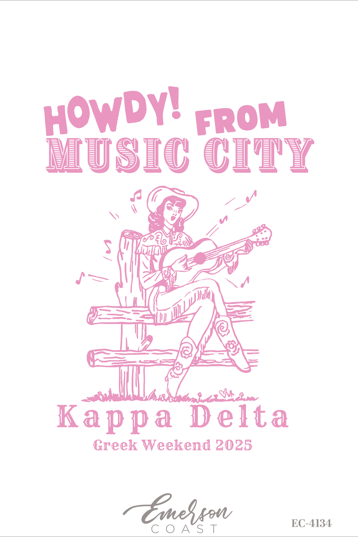 Kappa Delta Cowgirl Greek Weekend T-Shirt