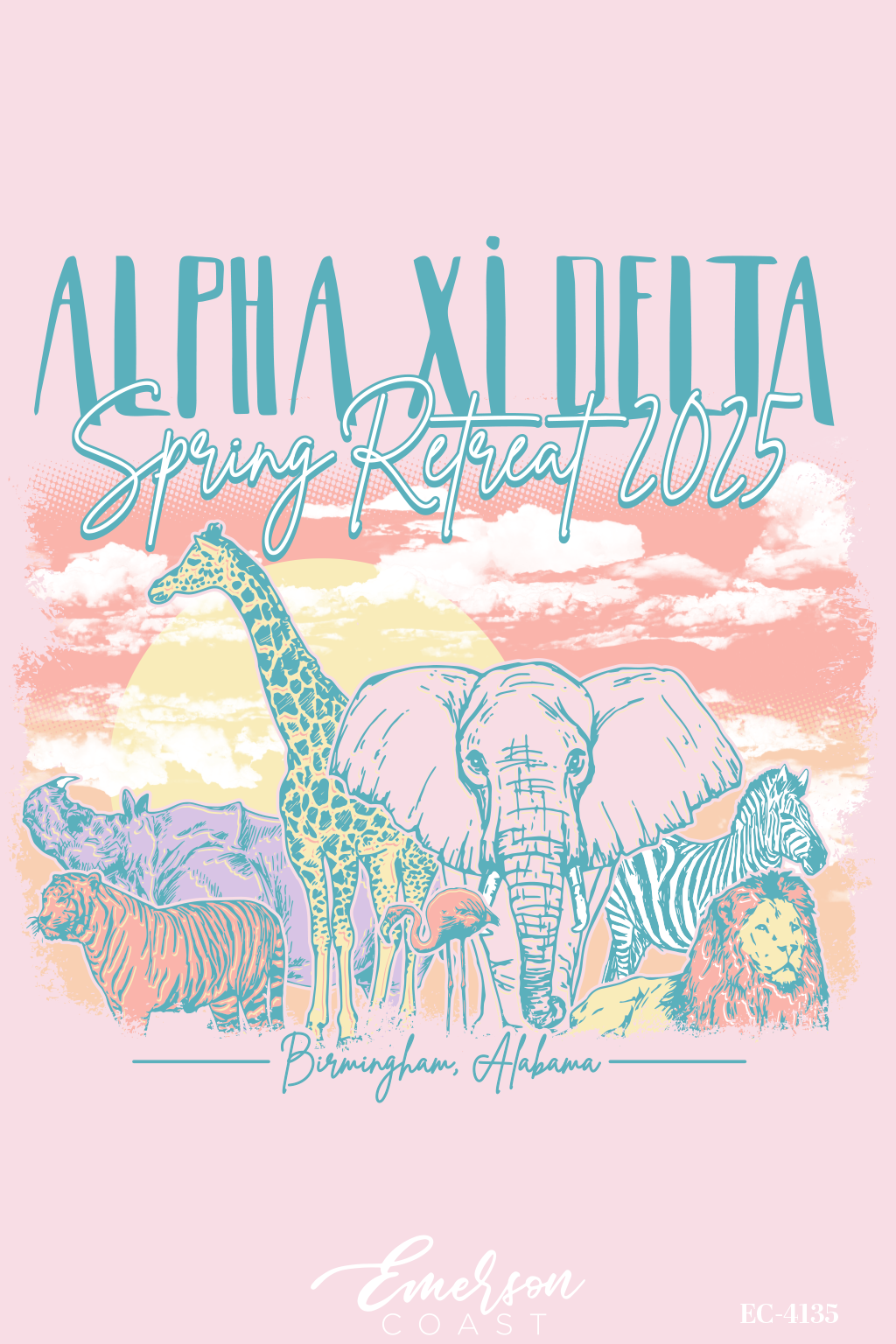 Alpha Xi Delta University Of Alabama At Birmingham Spring Retreat T-Shirt