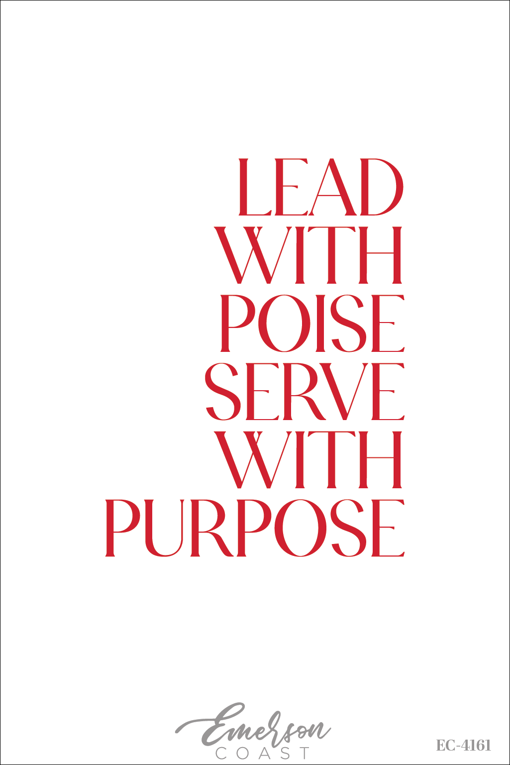 Alpha Sigma Alpha Lead With Poise Serve With Purpose T-Shirt