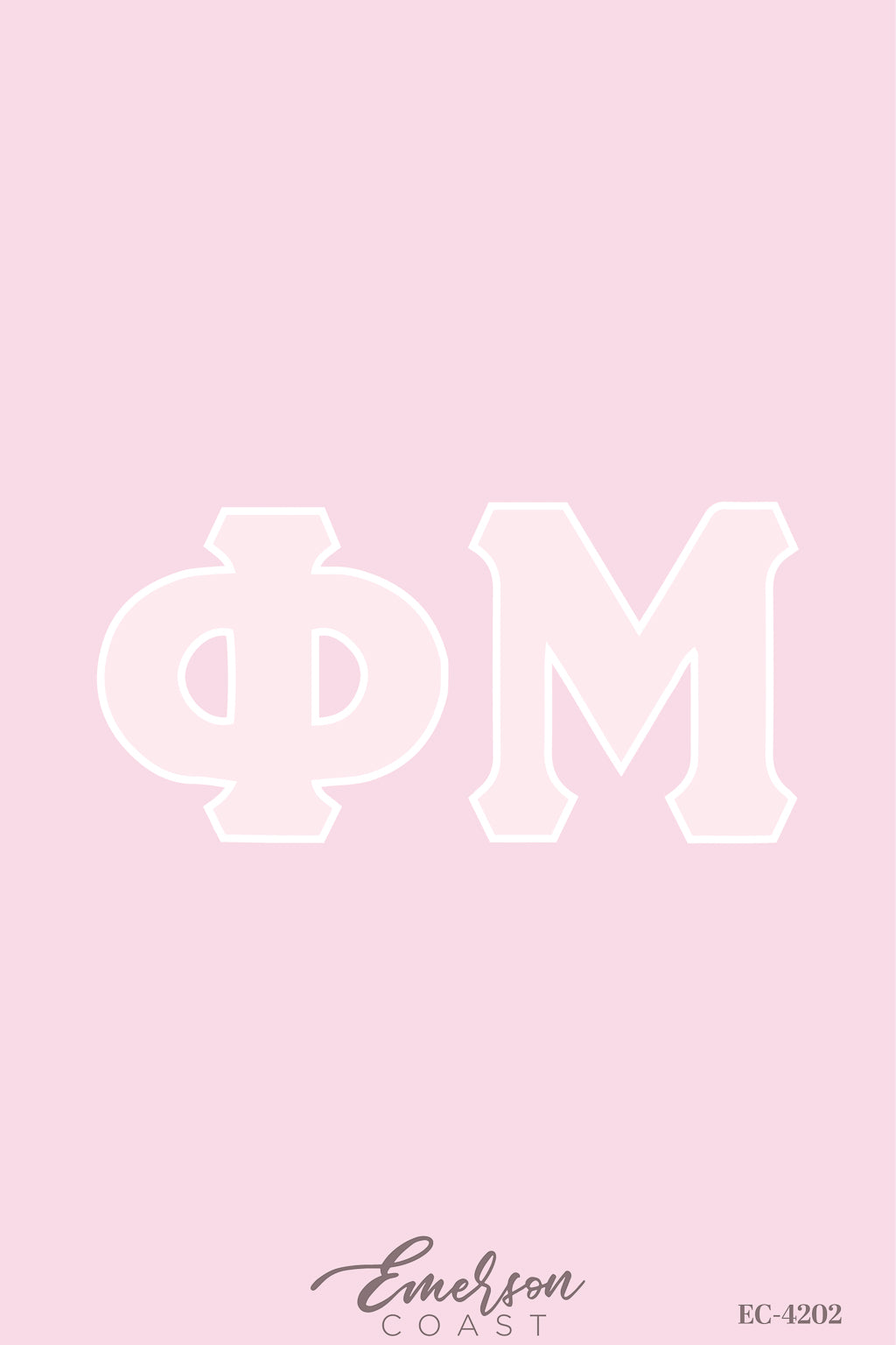 Phi Mu Recruitment and Bid Day Greek Letter Jersey