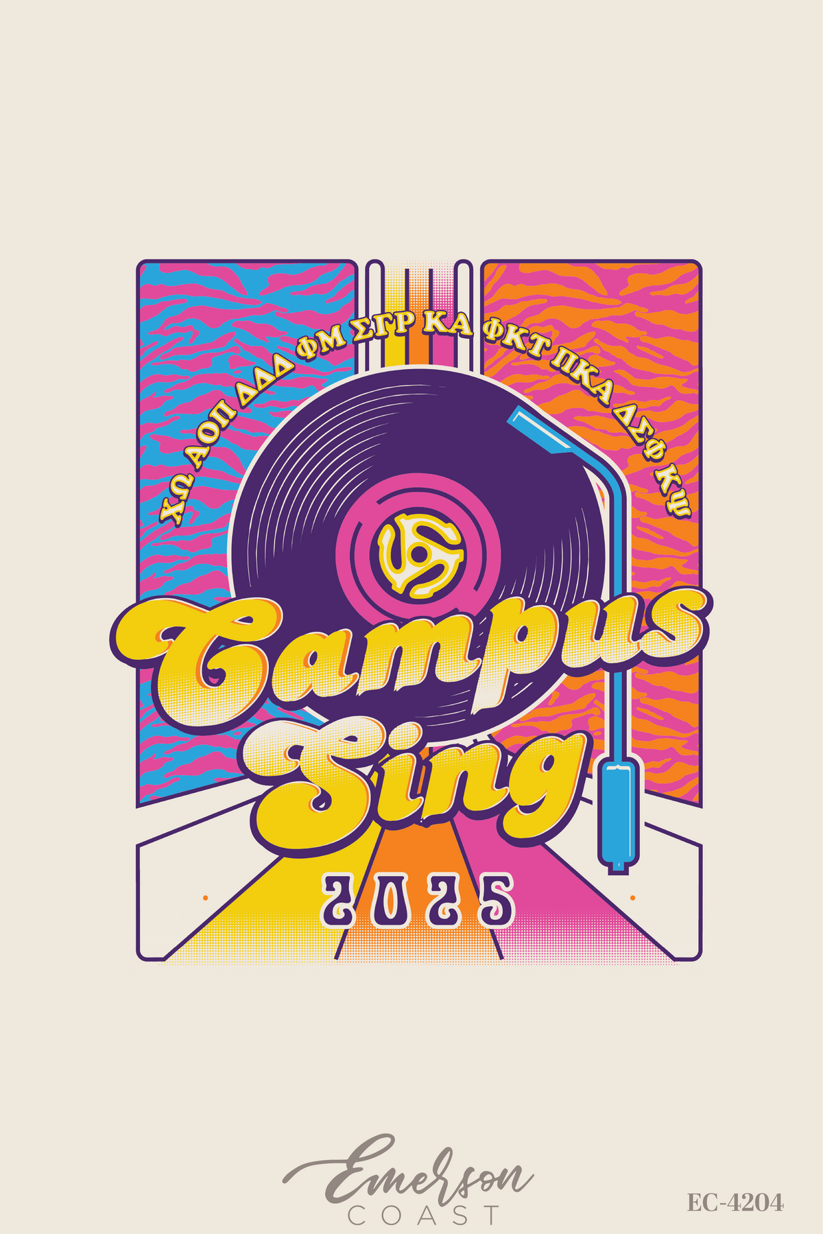 Chi Omega Campus Sing Greek Week T-Shirt