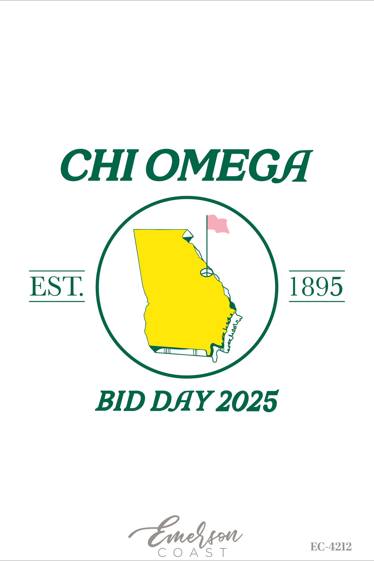 Chi Omega Golf Bid Day T-Shirt