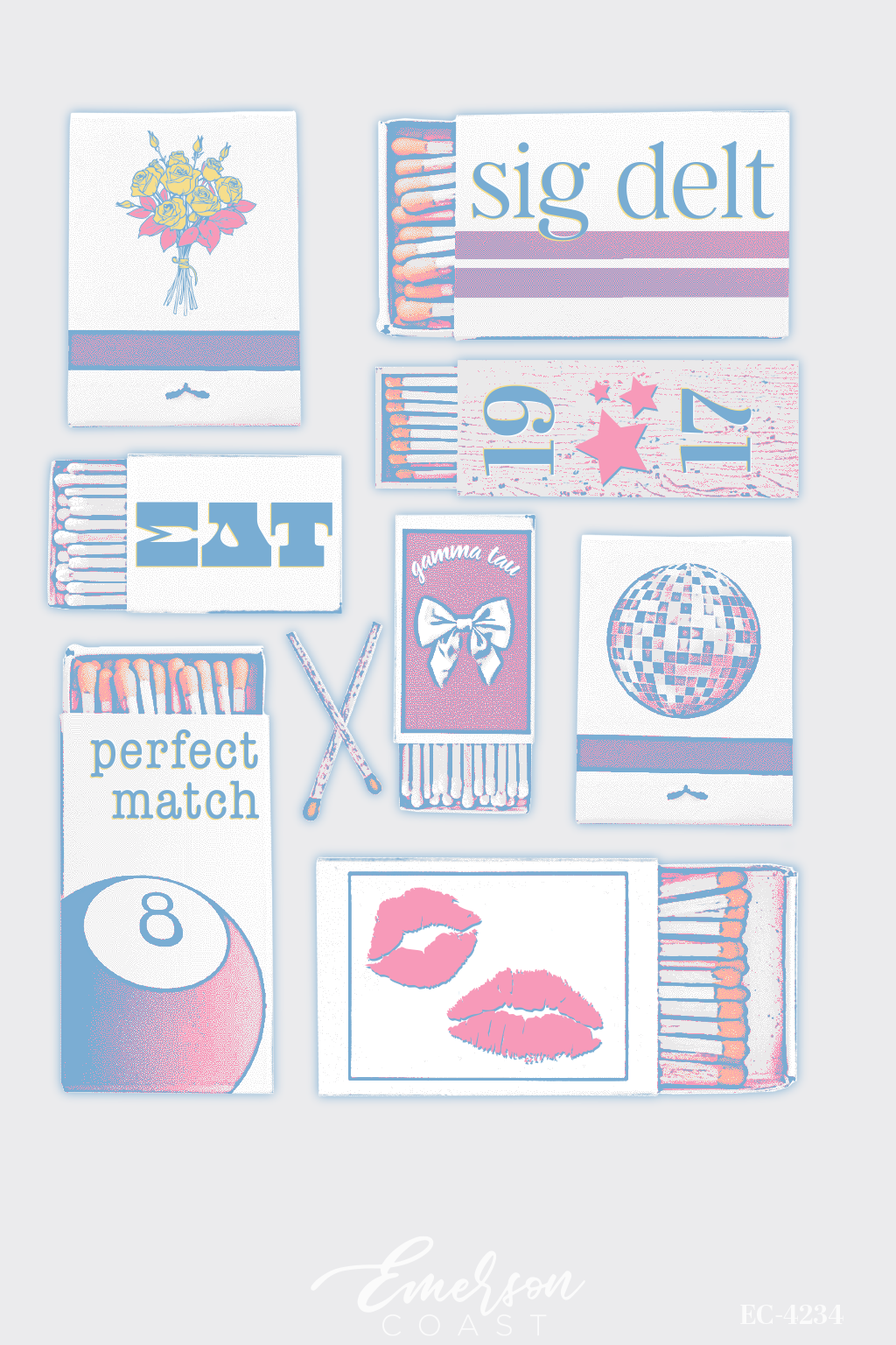 Sigma Delta Tau Perfect Match Graphic Hoodie