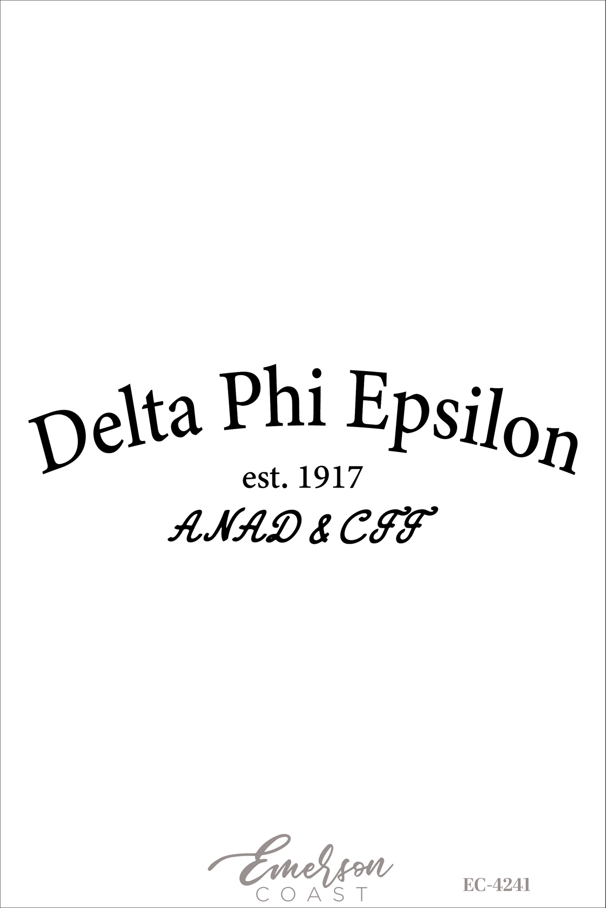 Delta Phi Epsilon Philanthropy Round T-Shirt