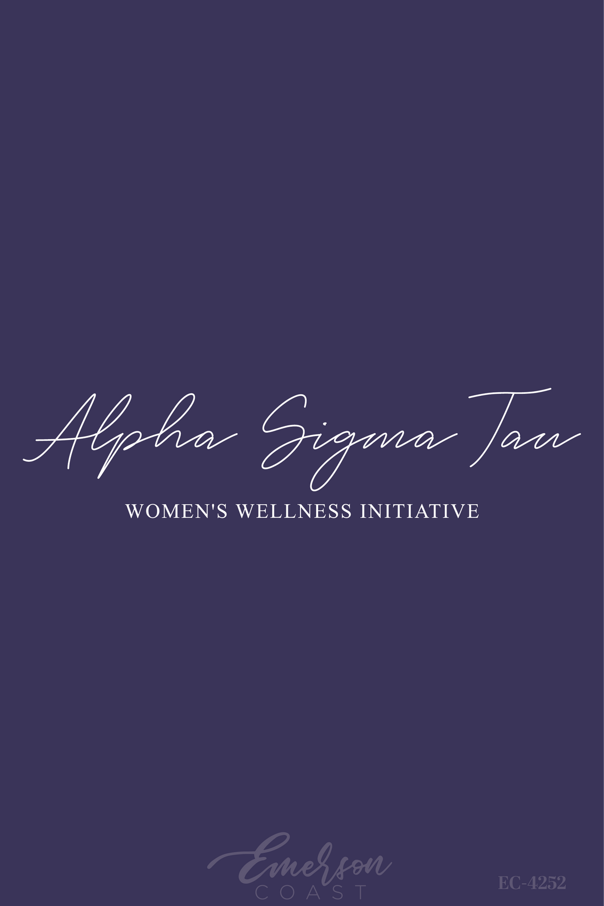 Alpha Sigma Tau Women's Wellness Initiative Slouchy T-Shirt