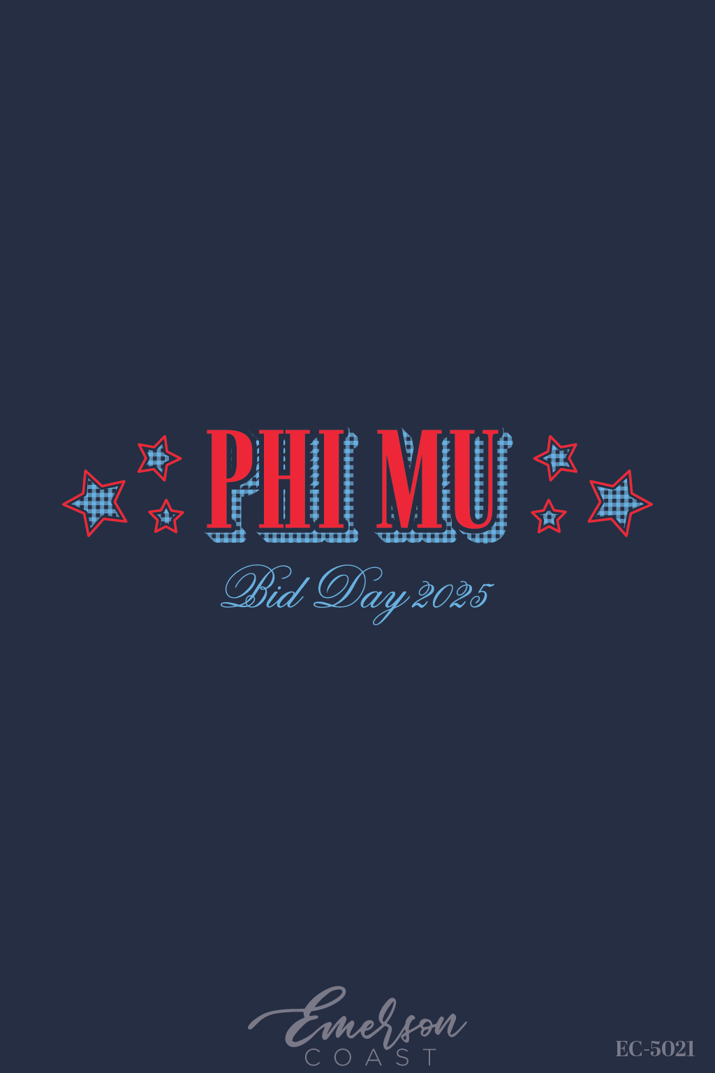 Phi Mu Party In The USA Bid Day T-Shirt