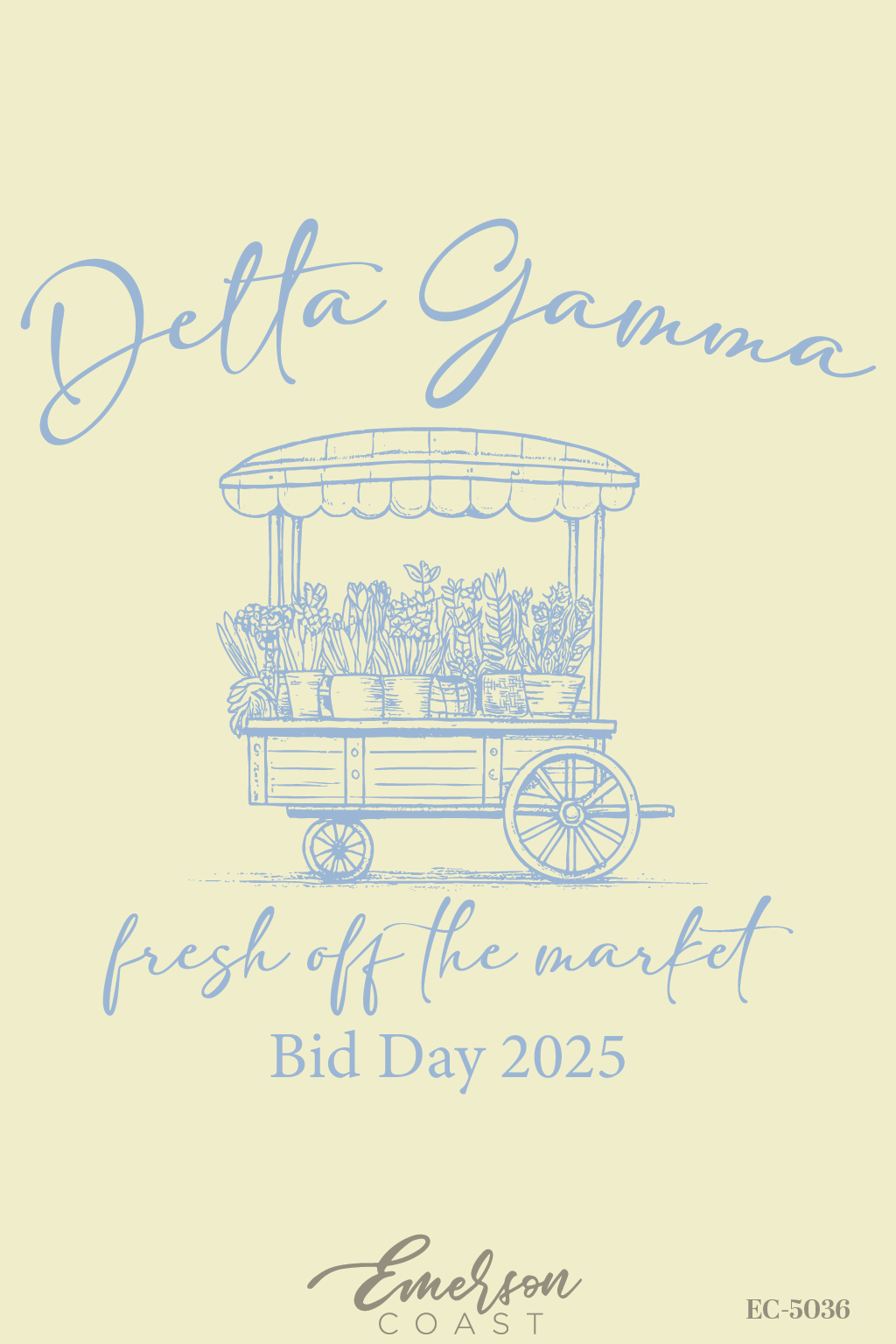 Delta Gamma Fresh Off The Market Bid Day T-Shirt