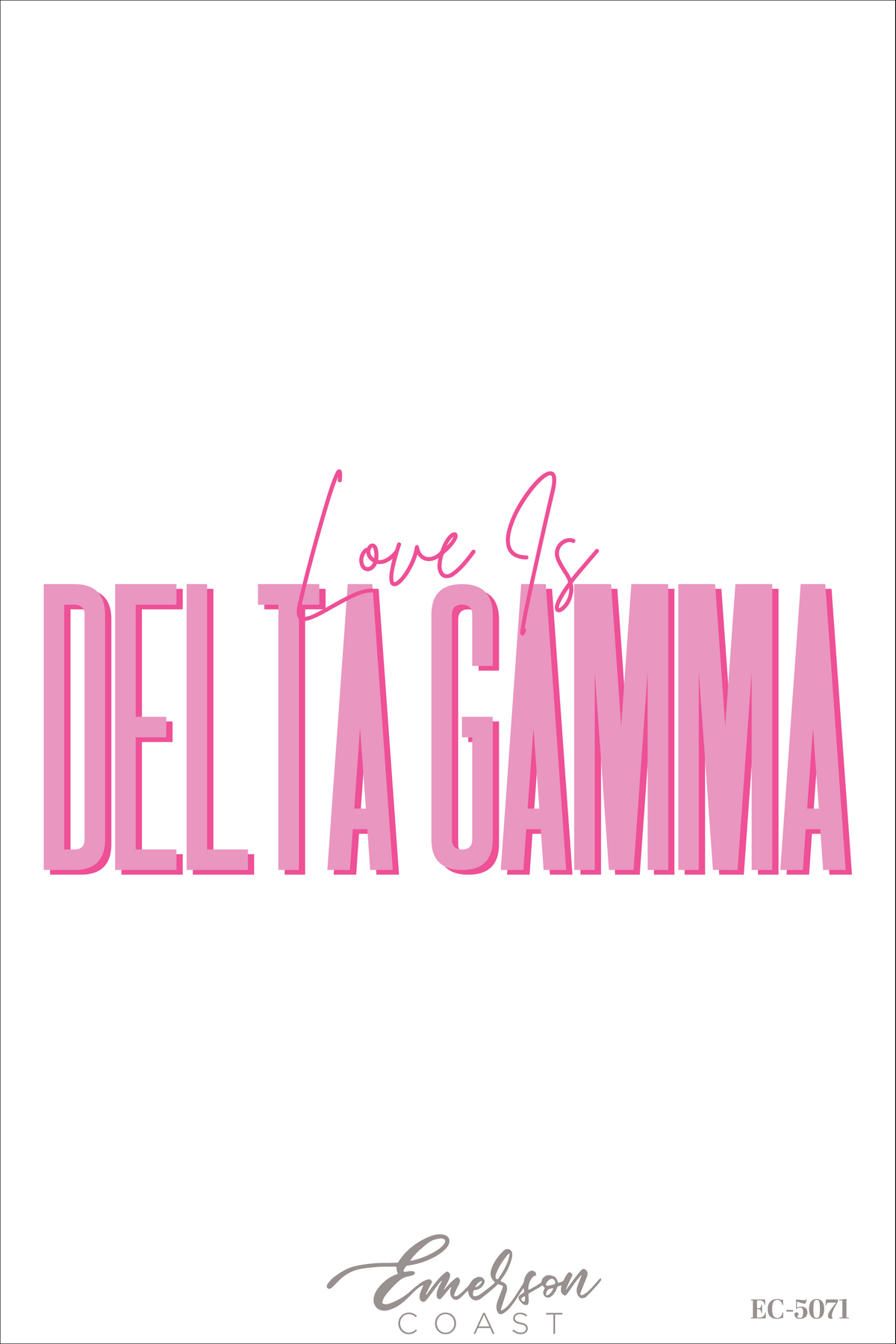 Delta Gamma Love Is Founders Day T-Shirt