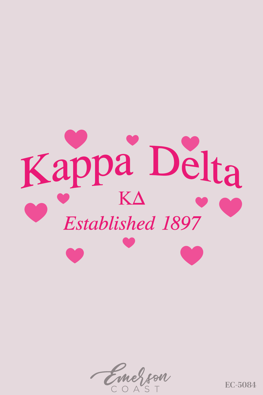 Kappa Delta Simple Hearts PR T-Shirt