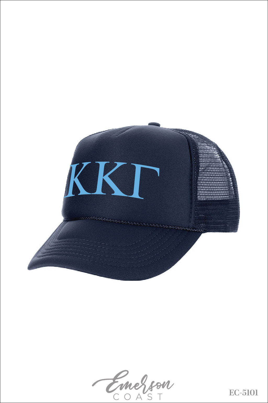 Kappa Kappa Gamma Navy Trucker Bid Day Hat
