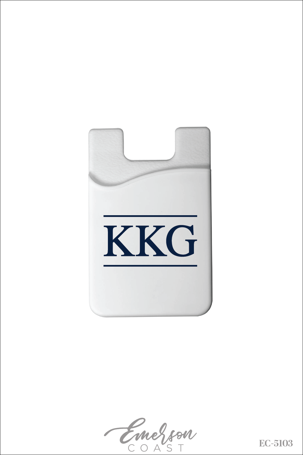Kappa Kappa Gamma White Iphone Wallet