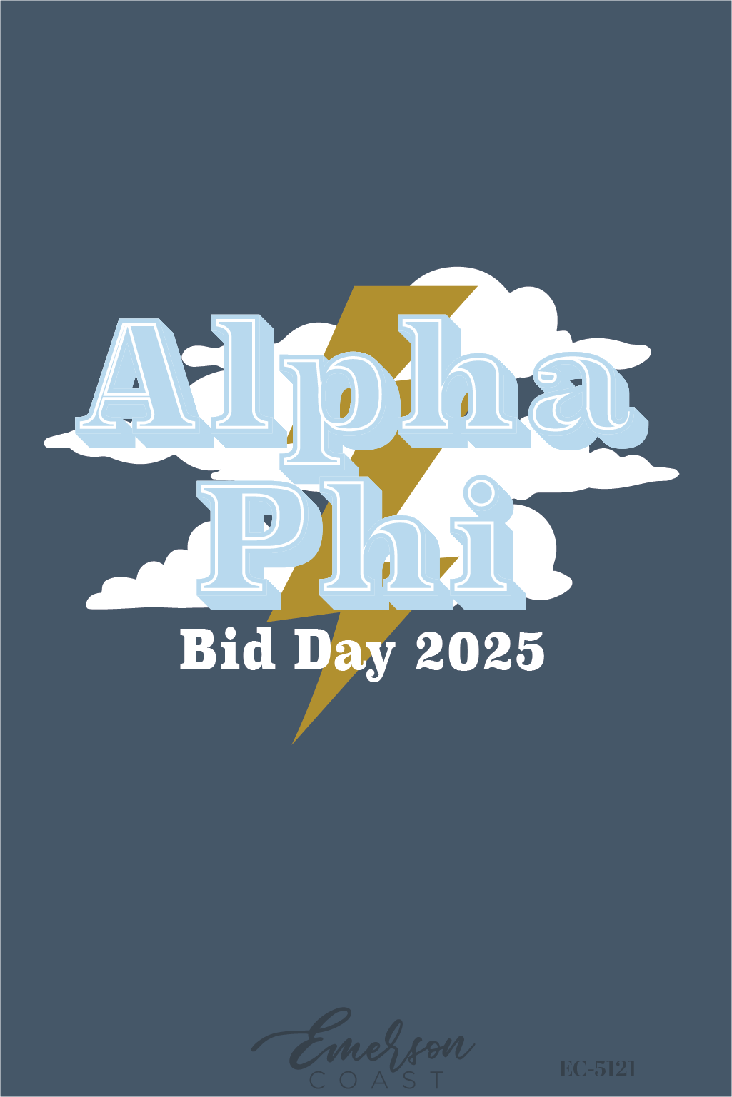 Alpha Phi Strikes Again Bid Day T-Shirt