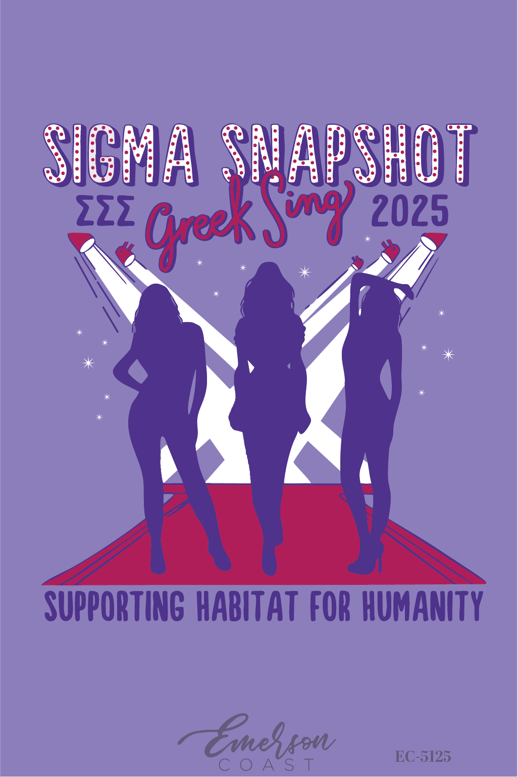 Sigma Sigma Sigma Snapshot Greek Sing T-Shirt