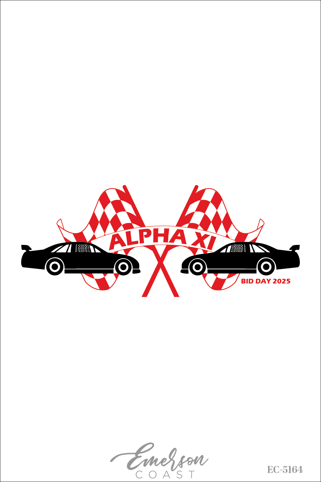 Alpha Xi Delta Race Home Bid Day T-Shirt
