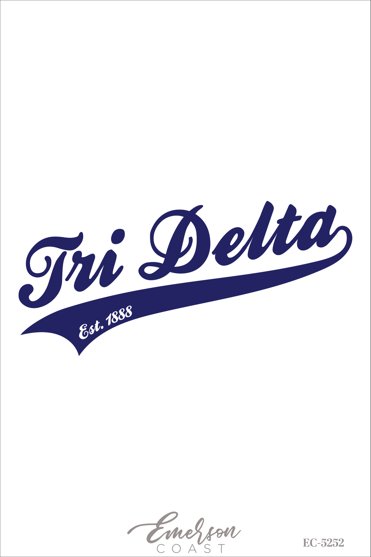 Delta Delta Delta Baseball Bid Day T-Shirt