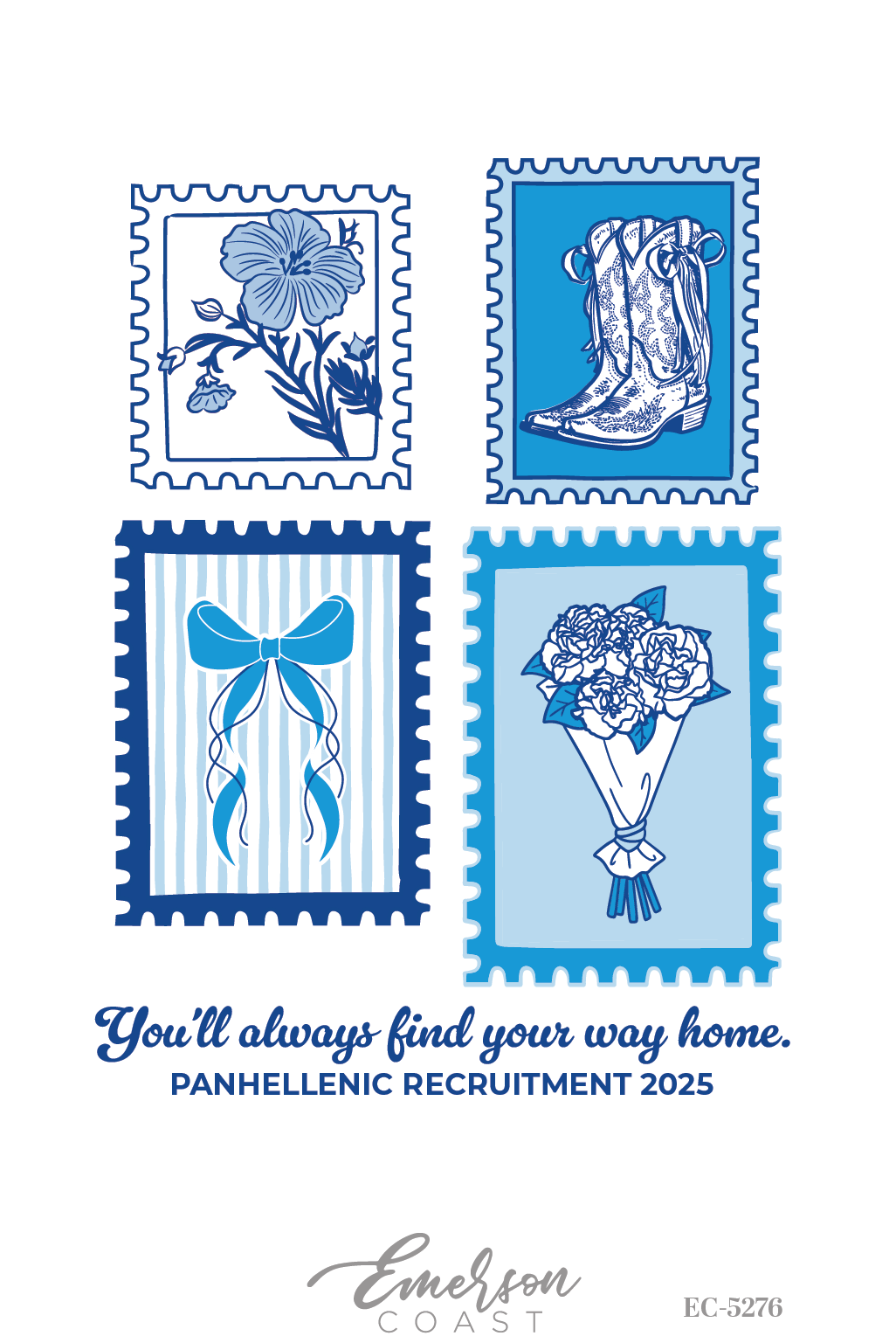 Panhellenic You'll Always Find Your Way Home Recruitment T-Shirt