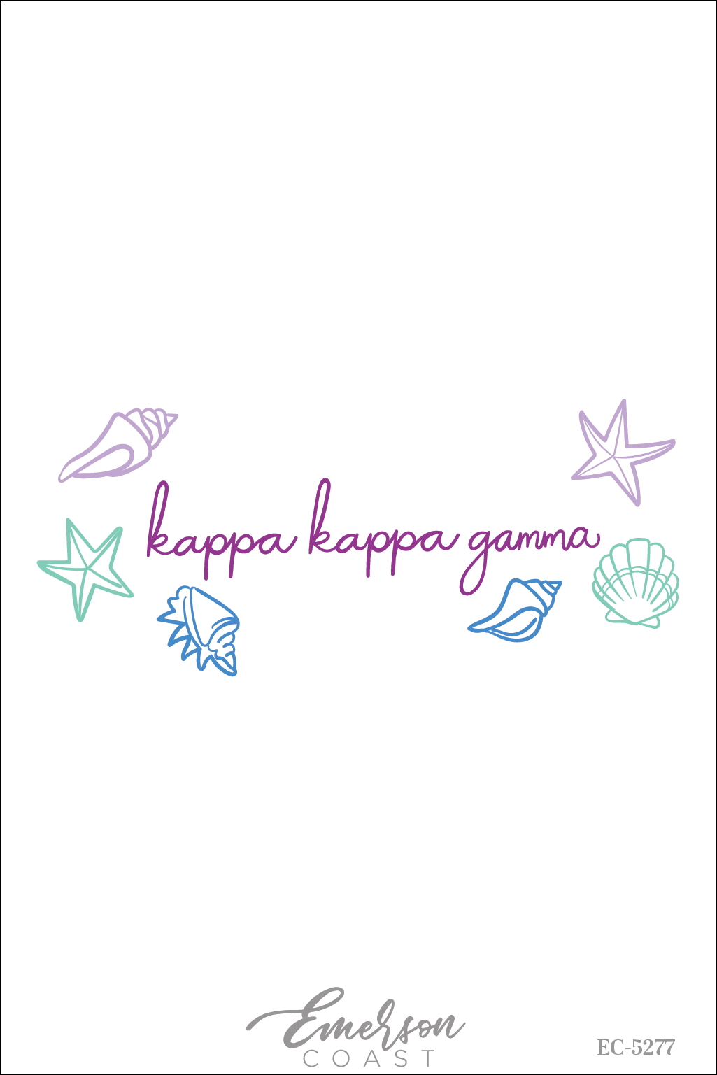 Kappa Kappa Gamma Under The Sea Bid Day T-Shirt