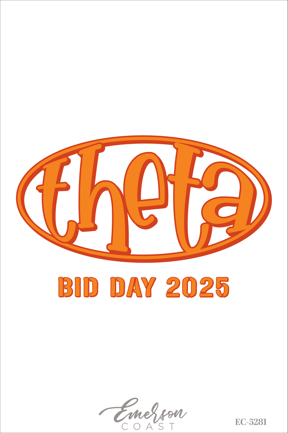 Kappa Alpha Theta Beachy Bid Day T-Shirt