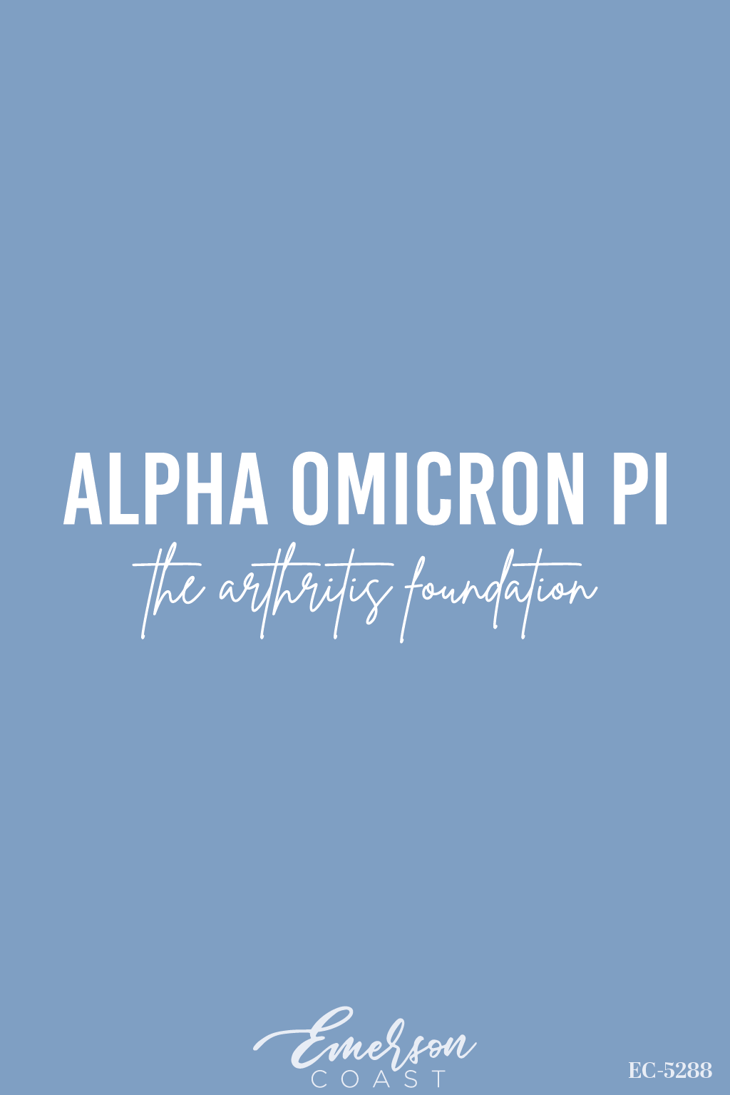 Alpha Omicron Pi Huntingdon College Philanthropy Recruitment T-Shirt