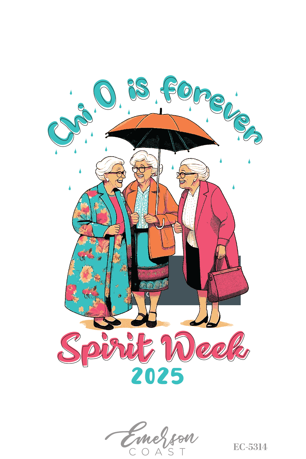 Chi Omega Forever Spirit Week T-Shirt