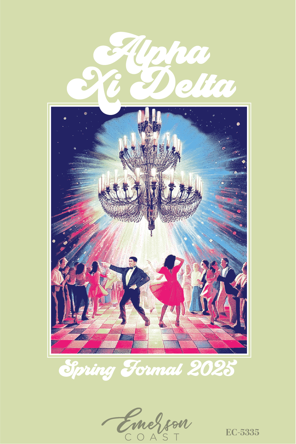 Alpha Xi Delta Dancing Spring Formal T-Shirt