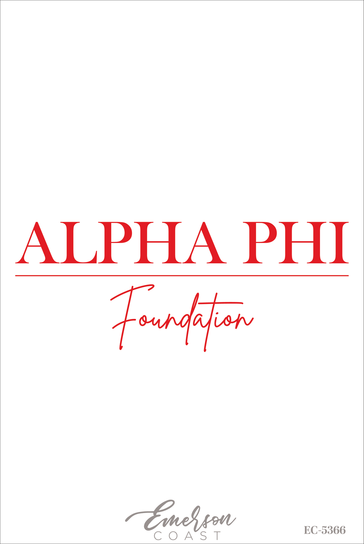 Alpha Phi Foundation Philanthropy Recruitment T-Shirt