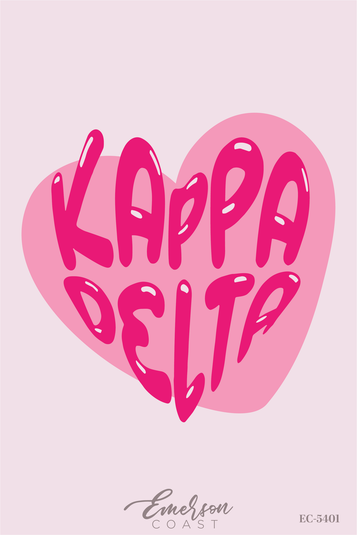 Kappa Delta Heart Bid Day T-Shirt