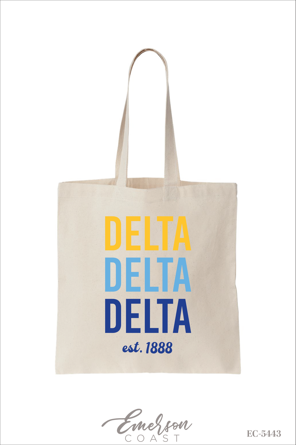 Delta Delta Delta Bold Bid Day Tote