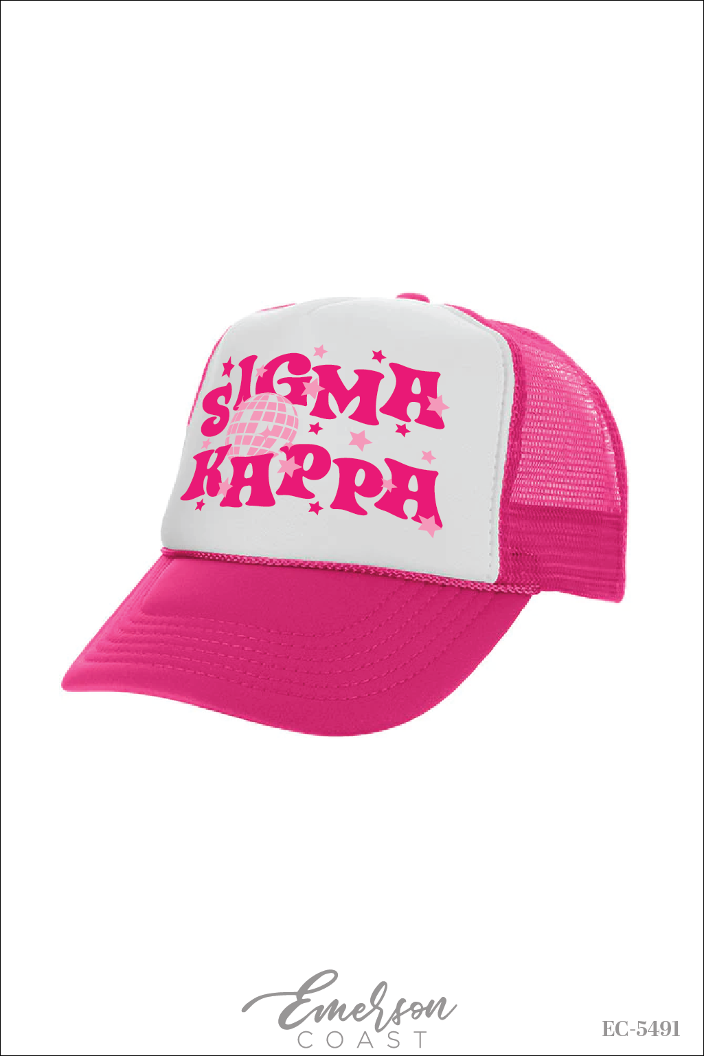 Sigma Kappa Disco Bid Day Hat