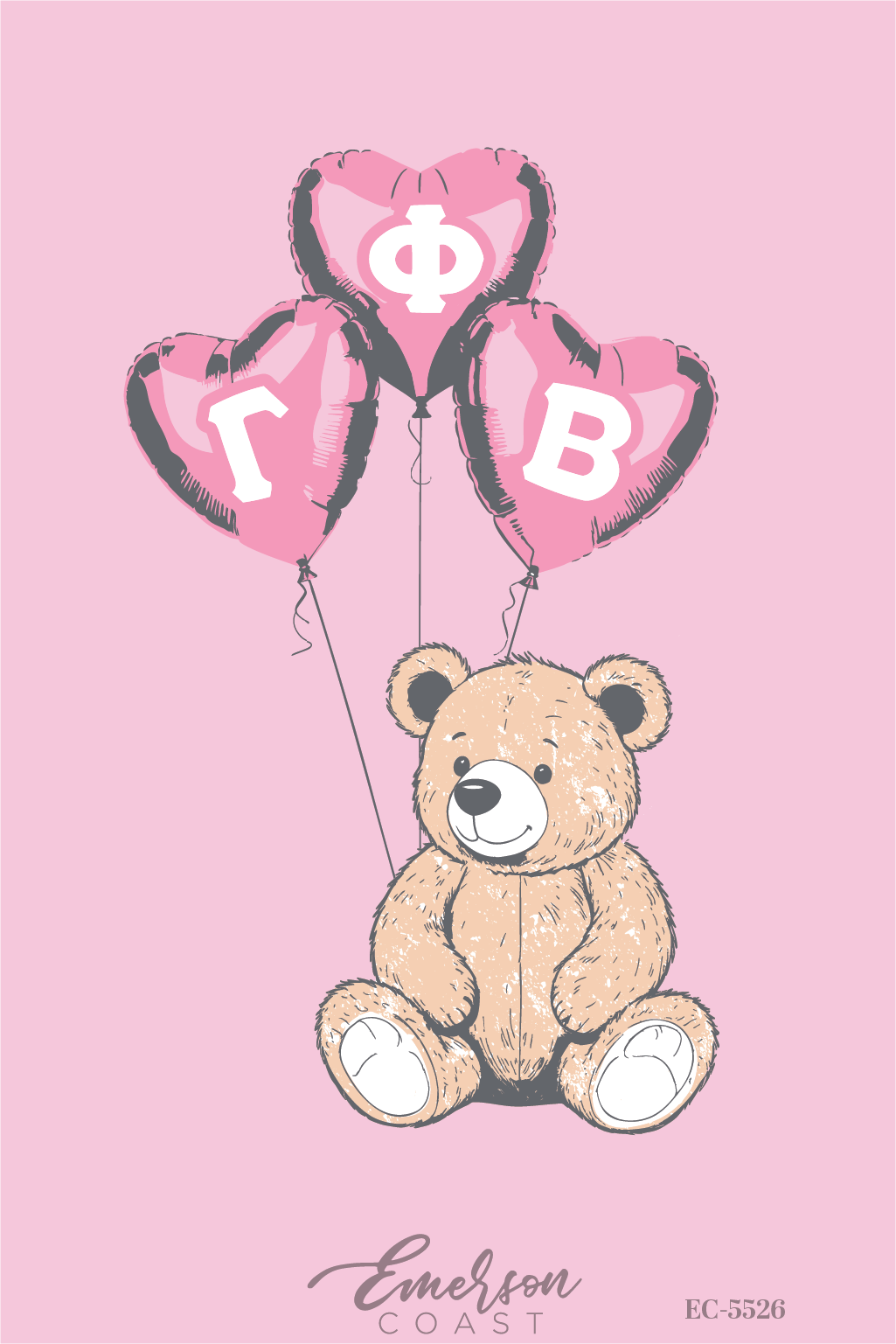 Gamma Phi Beta Bear Balloon Crewneck